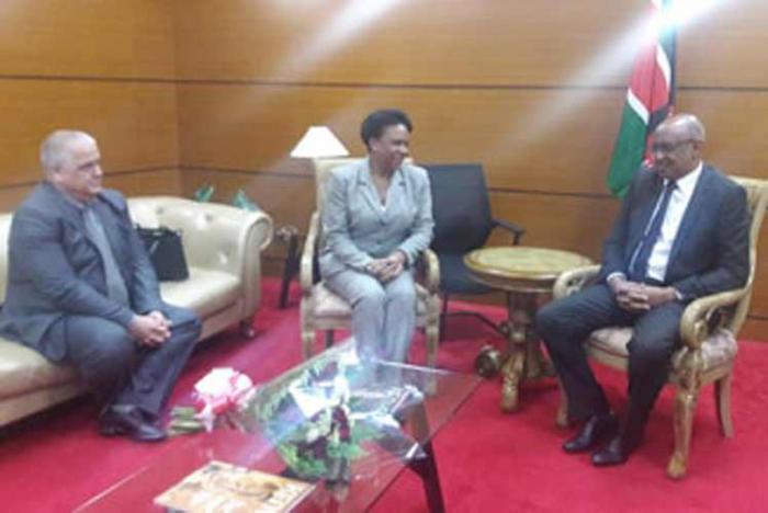 Recibe Presidente keniano a Vicepresidenta&nbsp;cubana