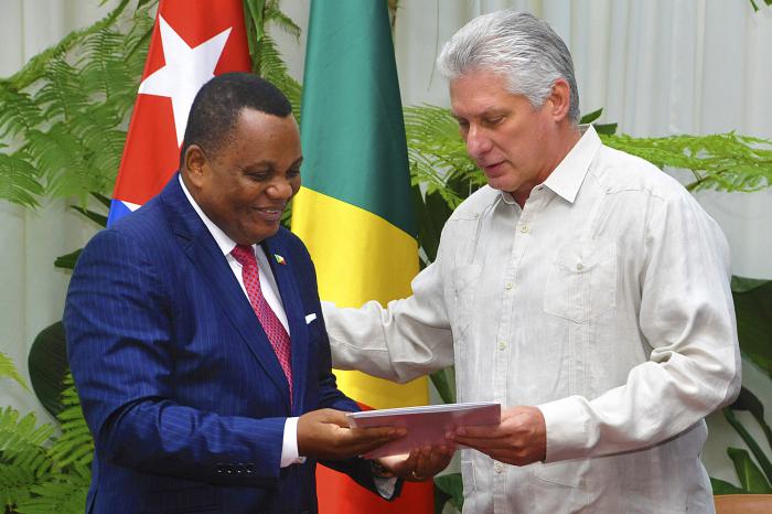 Recibió Díaz-Canel al Canciller de la República del&nbsp;Congo