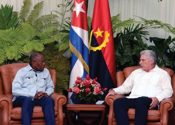 Recibió Díaz-Canel al Canciller de&nbsp;Angola