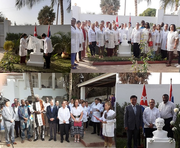 Develado el primer busto a José Martí en&nbsp;Gambia