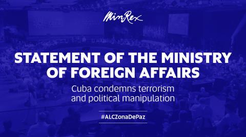 Cuba condemns terrorism and political&nbsp;manipulation