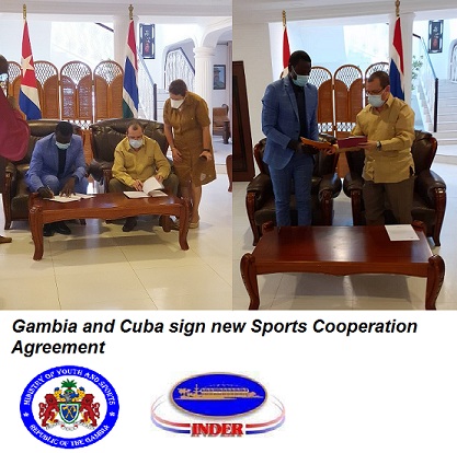 Gambia and Cuba sign new Sports Cooperation&nbsp;Agreement