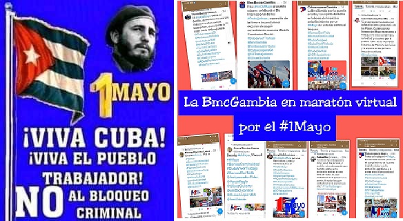 Cuban Medical Brigade in the Gambia in Virtual Marathon for May&nbsp;1st