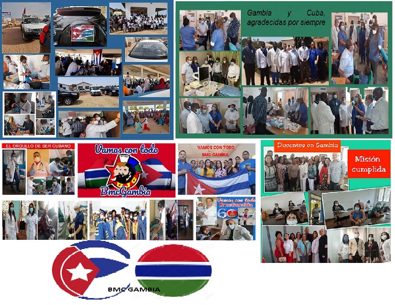 From the Gambia,  the Cuban Medical Brigade in defense of its&nbsp;Revolution