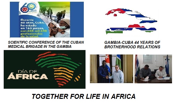 Together for life in Africa, Cuban and Gambian professionals will celebrate Scientific&nbsp;Day