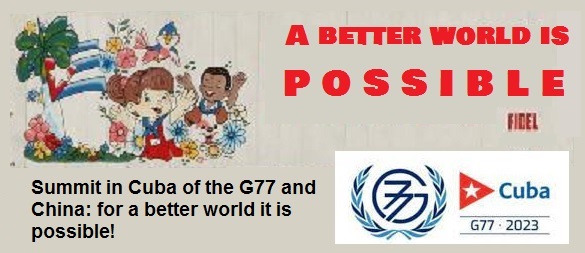 Summit in Cuba of the G77 and China: for a better world it is possible!