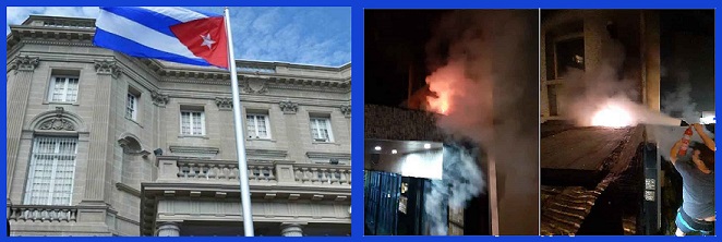 New terrorist attack against the Cuban Embassy in the US