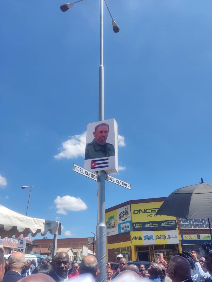 Government of Zimbabwe dedicates a central street to Fidel Castro in&nbsp;Harare