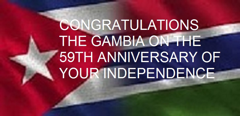 Congratulations, The Gambia on the 59th Anniversary of its&nbsp;independence