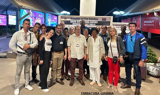 New group of Cuban health professionals in Gambia to cure and save lives
